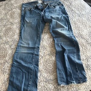 American Eagle Outfitters Light Blue Flare Jeans